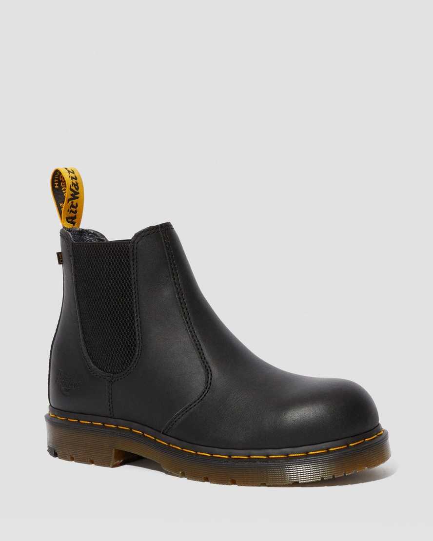 Dr. Martens Fellside Full Grain Chelsea Arbeidsstøvler Herre Svart [4981NSPCM]